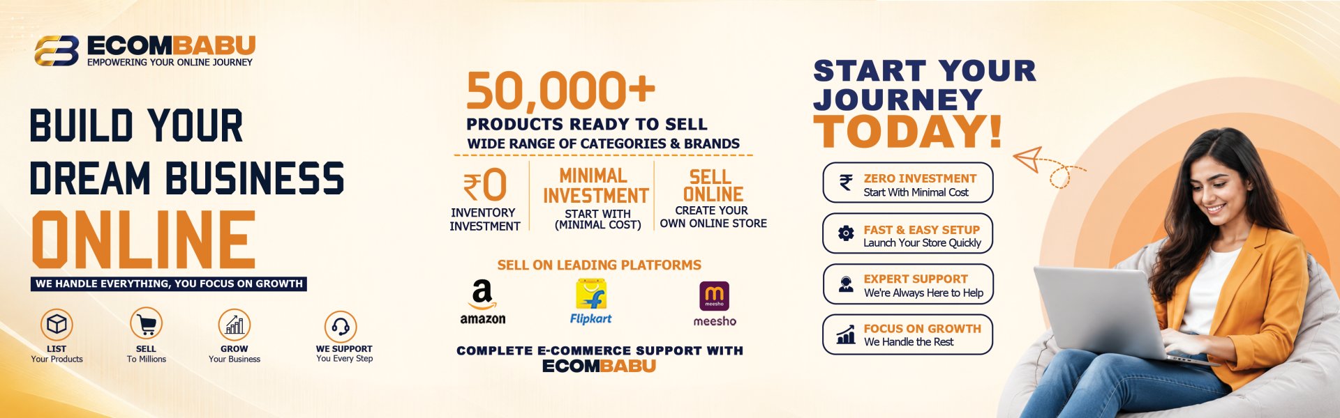 Start Your Own E-Commerce Business With EcomBabu
