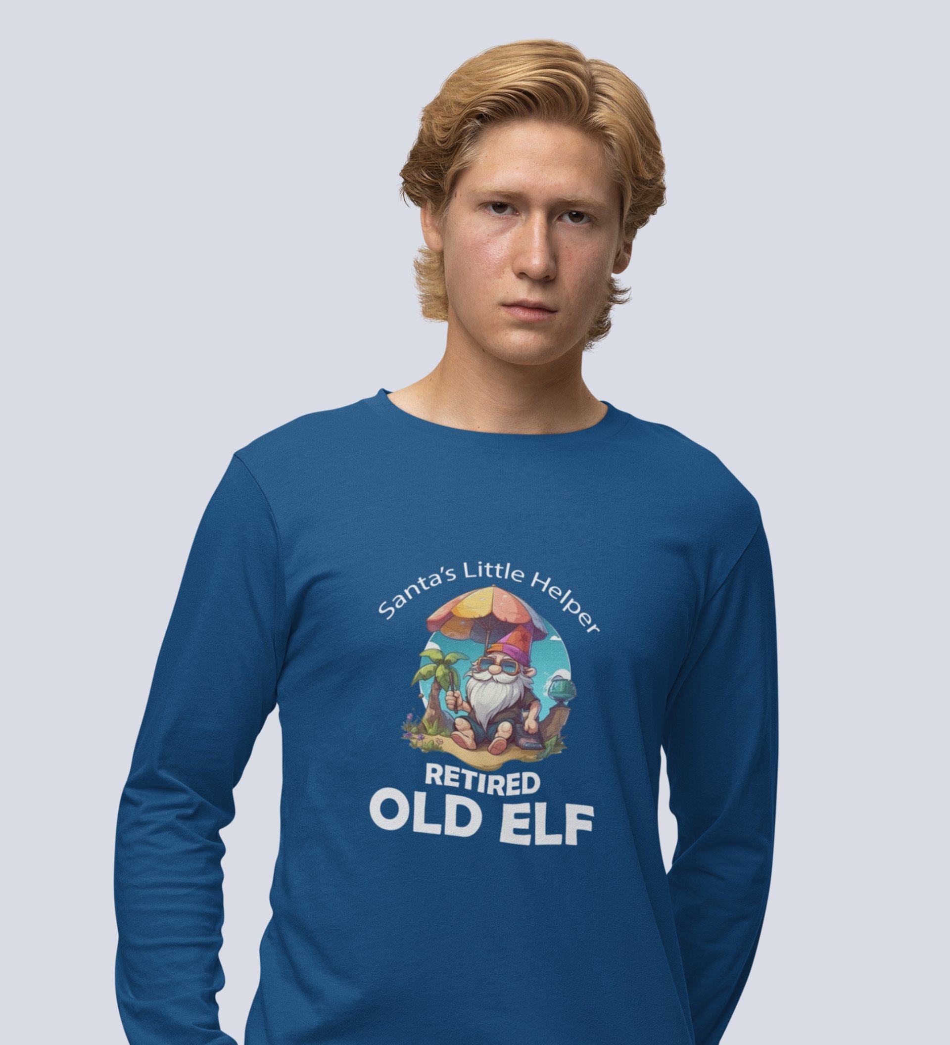 Elderly Elf: Retired Santa's Elf Made Full Sleeve Tshirt by  Best Gift For Secret Santa