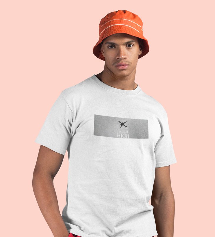 Luxor Route, Graphic Revolution: White Trendy Front Printed Tee - Men's Style Redefined