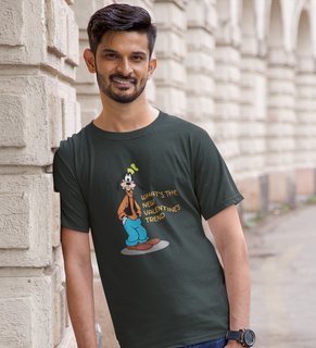 What's New? : Amazingly Printed (Green) T-Shirt For Singles
